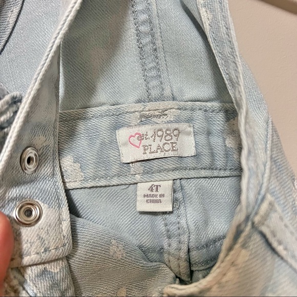 1989 PLACE Denim Over-all Dress - Picture 3 of 4